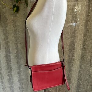 Coach 1941 Red Leather Crossbody Bag